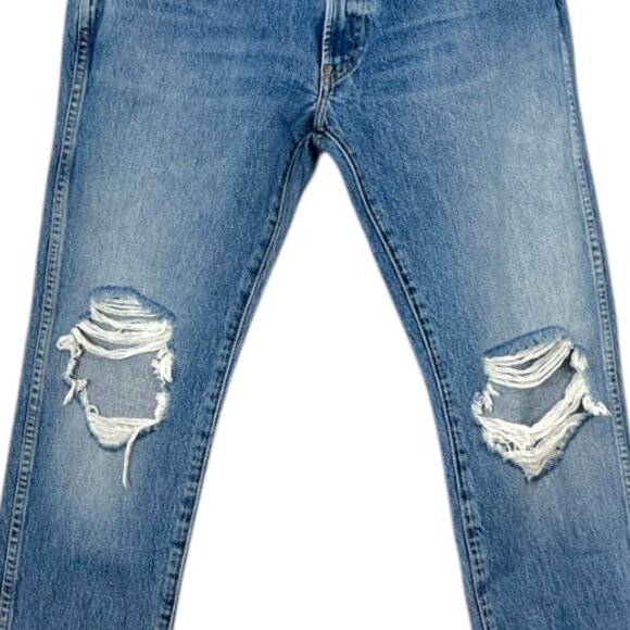 KHAITE Kyle Distressed Jeans Size 27 Pre-Loved Altered - READ DESCRIPTION - Picture 3 of 8